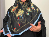 روسری ابریشم توییل وارداتی سایز ۱۱۵ _کد۱۱۸