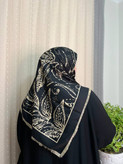 روسری ابریشم توییل وارداتی سایز ۱۱۵ _کد ۱۱۹