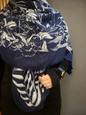 روسری نخی مودال وارداتی -کد۲۱۵