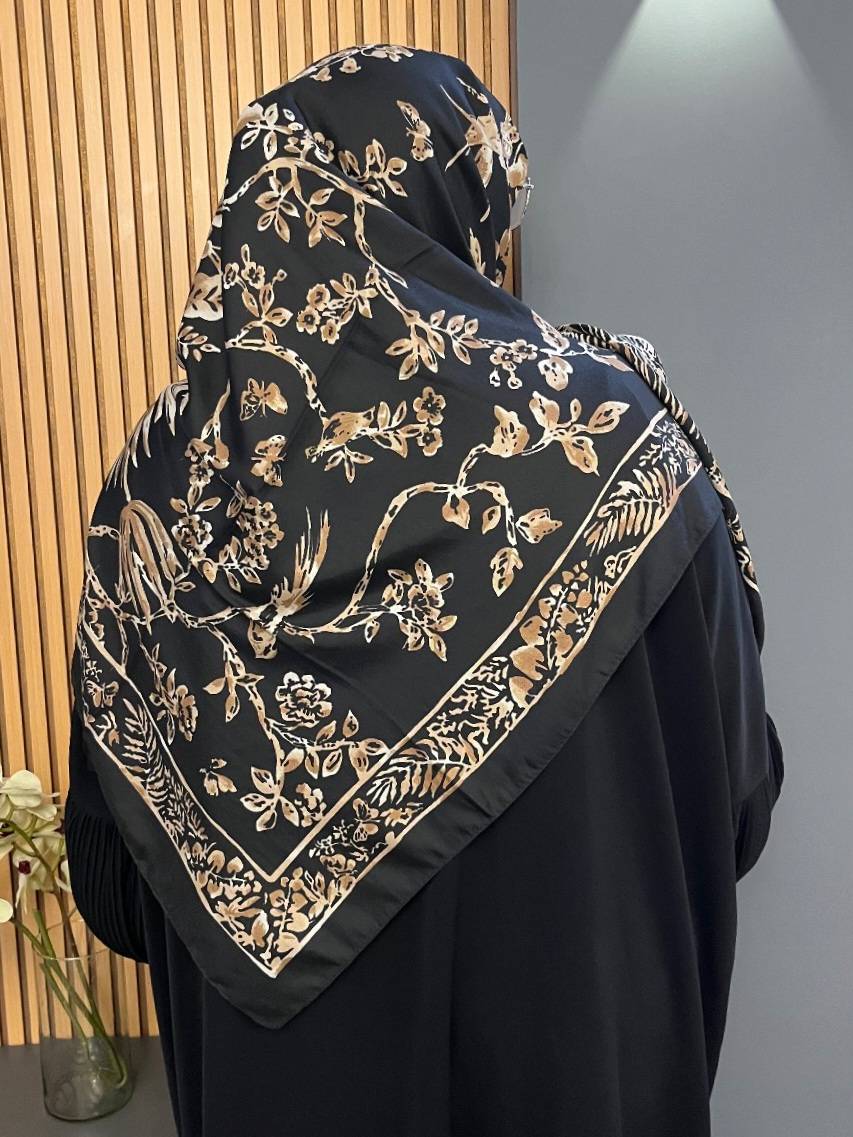 روسری نخی سیااسکارف-کد۲۲۴