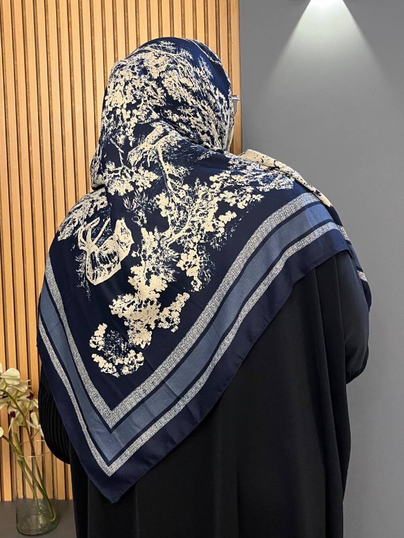 روسری نخی سیااسکارف-کد۲۲۶