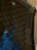 شال دووره نگین کاری مجلسی -کد۲۳۳