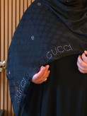 شال دووره نگین کاری مجلسی -کد۲۳۳