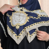 روسری ابریشم ژاکارد هایکوالیتی -کد۲۶۳