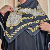 روسری ابریشم ژاکارد هایکوالیتی -کد۲۶۳