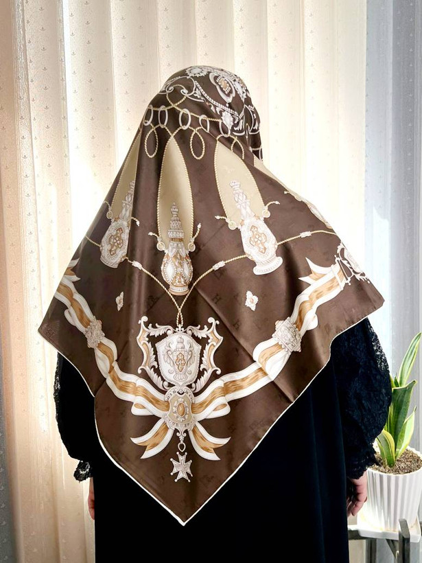 ابریشم ژاکارد هایکوالیتی روسری مجلسی وارداتی روسری جدید کد ۳۵۲