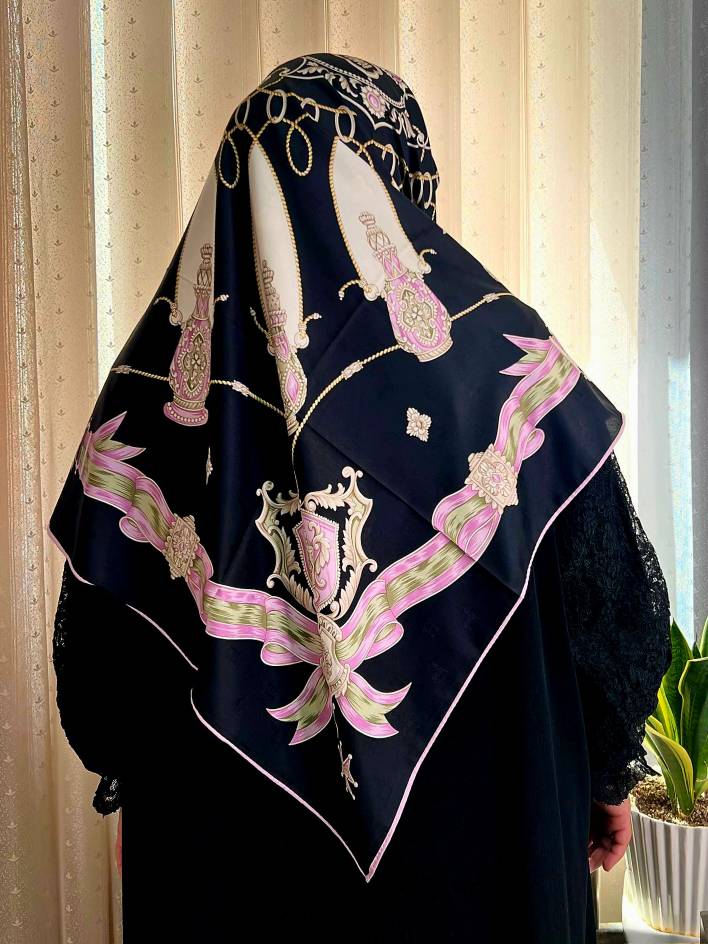 ابریشم ژاکارد هایکوالیتی روسری مجلسی وارداتی روسری جدید کد ۳۵۲