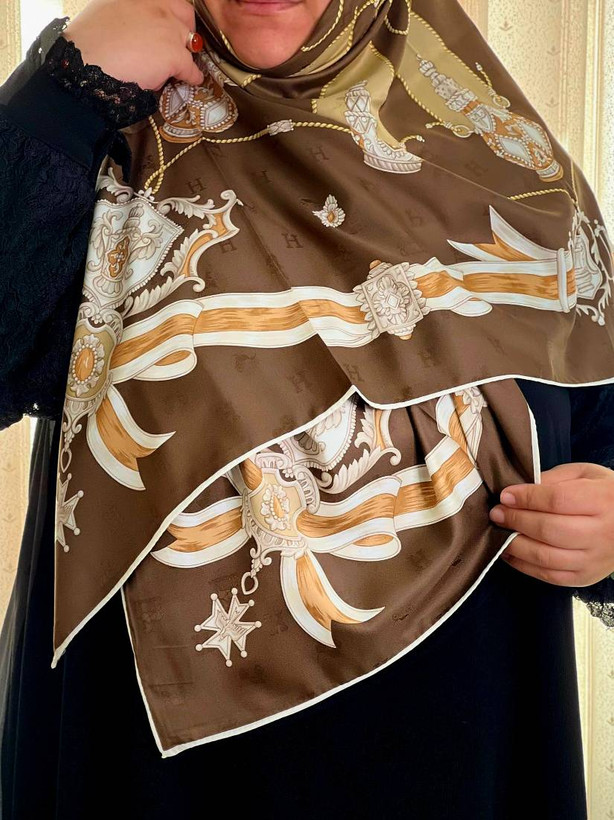 ابریشم ژاکارد هایکوالیتی روسری مجلسی وارداتی روسری جدید کد ۳۵۲