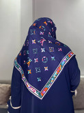 روسری ابریشم توییل اعلی مارک LV | قواره ۱۲۰ دور دستدوز روسری شیک کد ۳۶۰