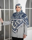 روسری زیبا و نخی وارداتی قواره ۱۴۰ اقتصادی کد ۳۶۴
