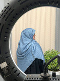 روسری کشمیر وارداتی سایز ۱۴۰ | لمهدار دور ریش با ایستایی عالی_ کد۱۱۷