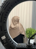 روسری کشمیر وارداتی سایز ۱۴۰ | لمهدار دور ریش با ایستایی عالی_ کد۱۱۷