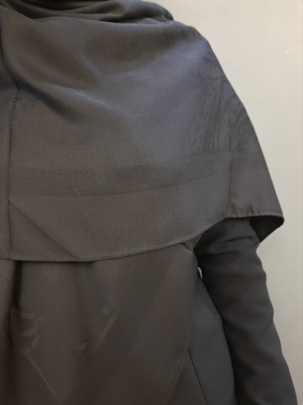 روسری نخ ژاکارد وارداتی | دور دستدوز سوزنی ایستایی بالا | بانوی جان کد ۳۹۶